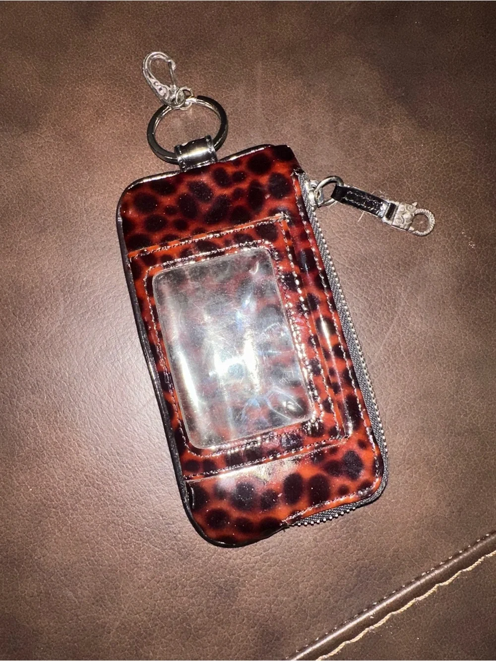 Brighton Twister ID/Key Wallet Tortoises Patent